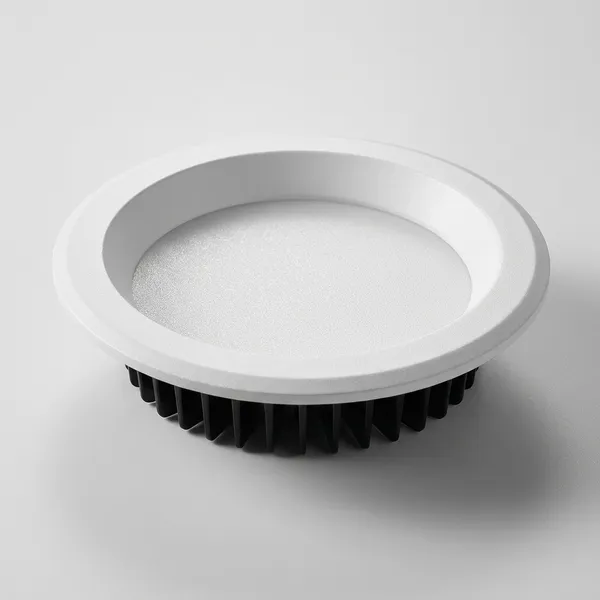 White_18W_Smd_Deep_Recessed_Aluminium_Lighting_And_Luminaries_For_Indoor_Purpose