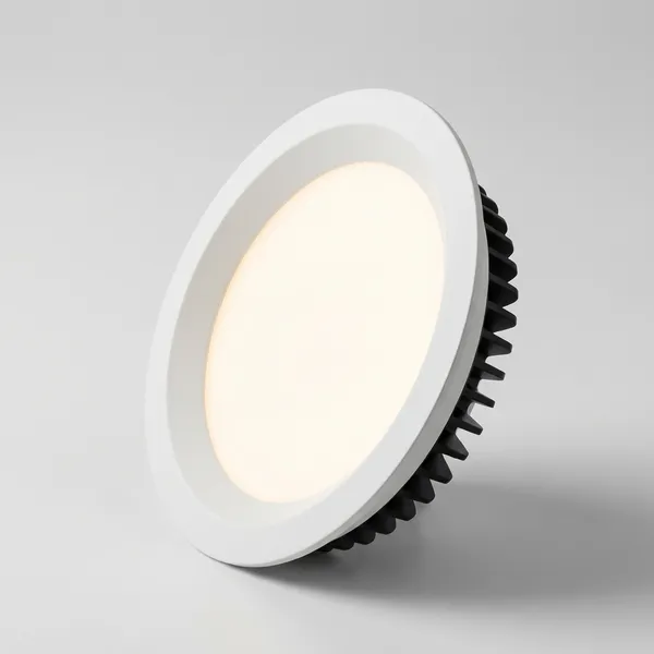 White_24W_Smd_Deep_Recessed_Aluminium_Lighting_And_Luminaries_For_Indoor_Purpose