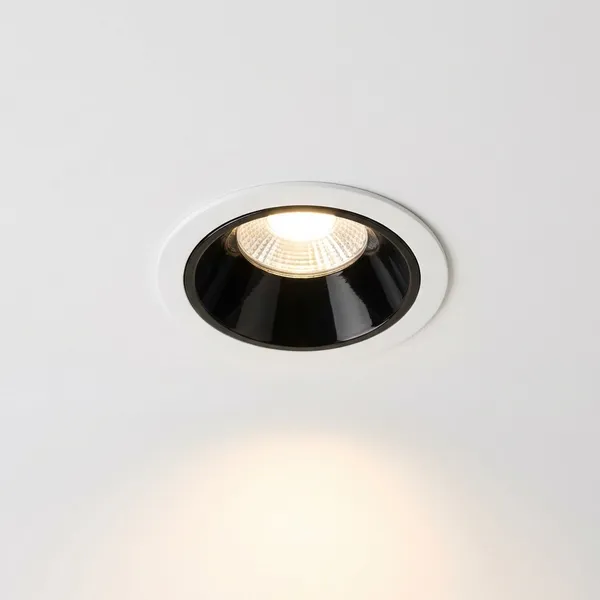 White_And_Black_7W_Anti_Glare_Smart_Tunable_Deep_Recessed_Cob_Spot_Aluminium_Lighting_And_Luminaries_For_Indoor_Purpose