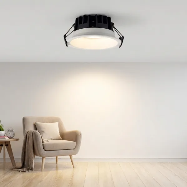 White_And_Black_7W_Deep_Recessed_Cob_Aluminium_Lighting_And_Luminaries_For_Indoor_Purpose