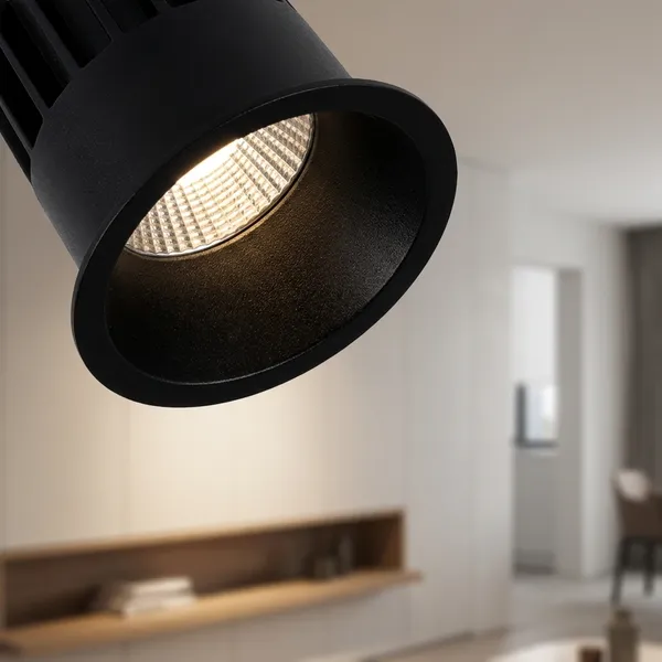 Black_18W_Deep_Recessed_Cob_Aluminium_Lighting_And_Luminaries_For_Indoor_Purpose