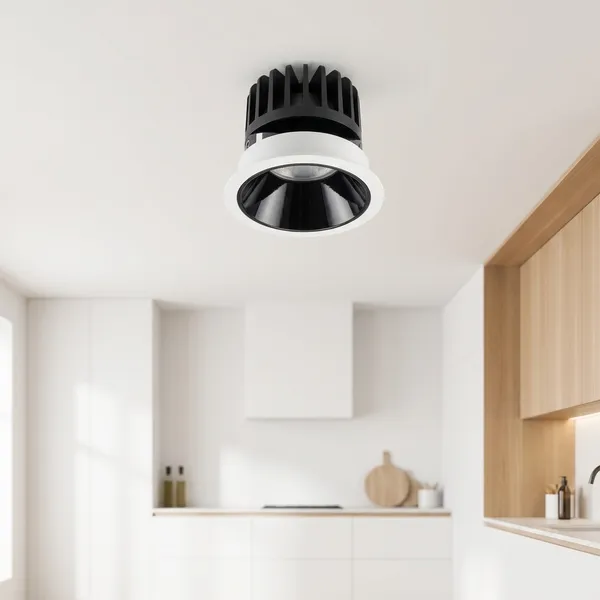 White_And_Black_12W_Wall_Washer_Recessed_Aluminium_Lighting_And_Luminaries_For_Indoor_Purpose