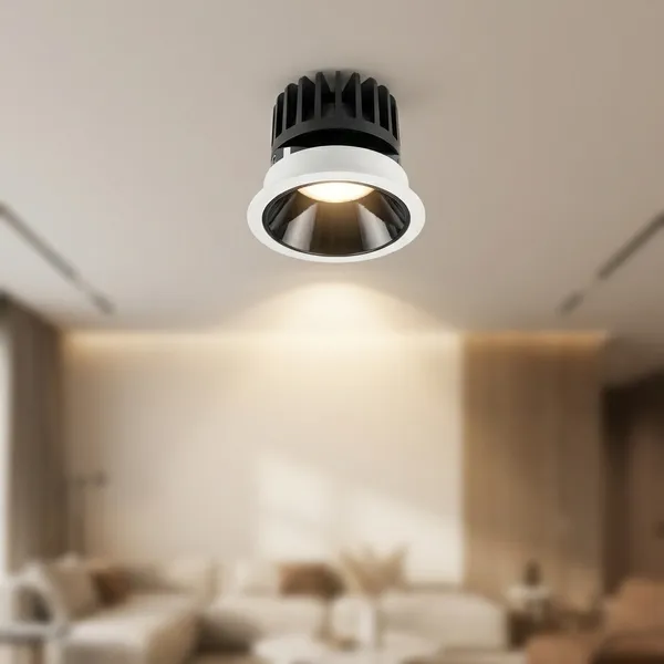 White_And_Black_12W_Wall_Washer_Recessed_Aluminium_Lighting_And_Luminaries_For_Indoor_Purpose