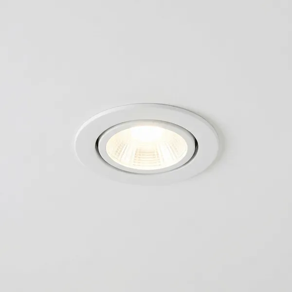 White_7W_Tiltable_Led_Cob_Spot_Aluminium_Lighting_And_Luminaries_For_Indoor_Purpose
