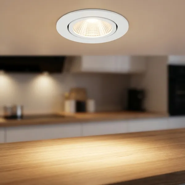 White_12W_Tiltable_Led_Cob_Spot_Aluminium_Lighting_And_Luminaries_For_Indoor_Purpose