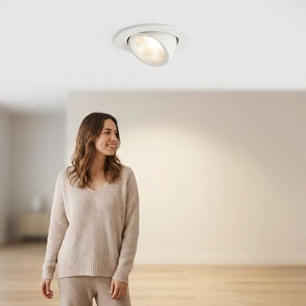 White_12W_Cob_360_Degree_Adjustable_Recessed_Ceiling_Aluminium_Lighting_And_Luminaries_For_Indoor_Purpose