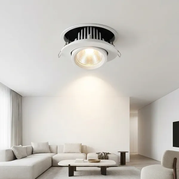 White_20W_Cob_360_Degree_Adjustable_Recessed_Ceiling_Aluminium_Lighting_And_Luminaries_For_Indoor_Purpose