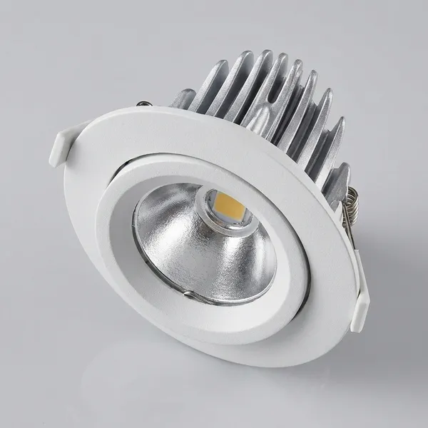 White_20W_Cob_360_Degree_Adjustable_Recessed_Ceiling_Aluminium_Lighting_And_Luminaries_For_Indoor_Purpose