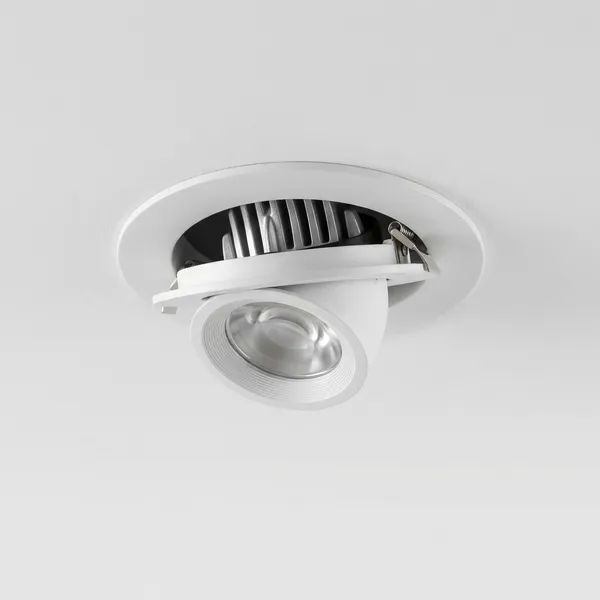 White_30W_Cob_360_Degree_Adjustable_Recessed_Ceiling_Aluminium_Lighting_And_Luminaries_For_Indoor_Purpose