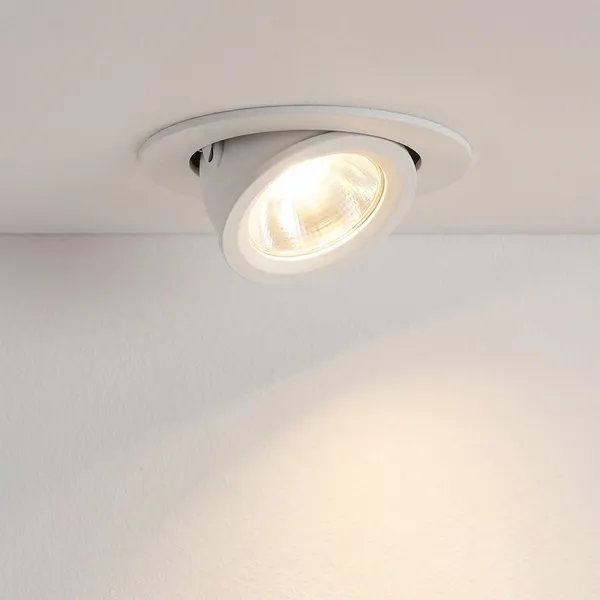 White_30W_Cob_360_Degree_Adjustable_Recessed_Ceiling_Aluminium_Lighting_And_Luminaries_For_Indoor_Purpose