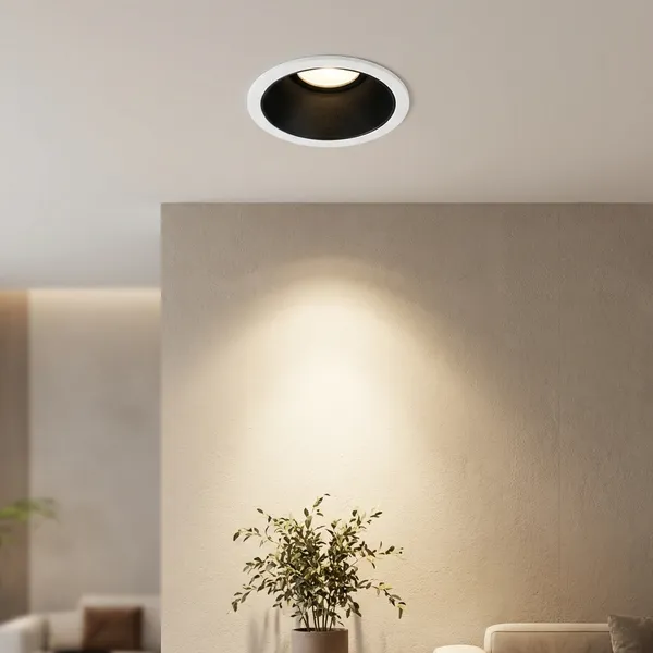 White_And_Black_18W_Deep_Recessed_Adjustable_Wall_Washer_Aluminium_Lighting_And_Luminaries_For_Indoor_Purpose