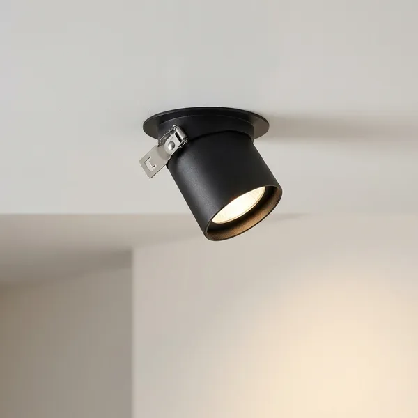 Black_3W_360_Recessed_Telescope_Aluminium_Lighting_And_Luminaries_For_Indoor_Purpose
