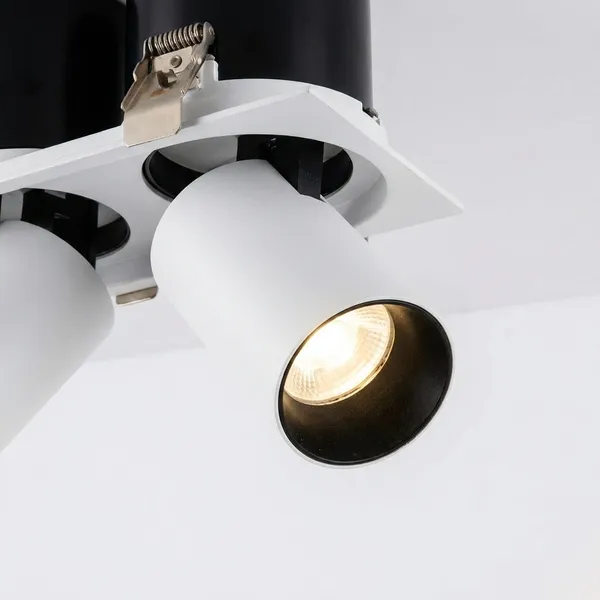 White_And_Black_45W_360_Recessed_Telescope_Aluminium_Lighting_And_Luminaries_For_Indoor_Purpose
