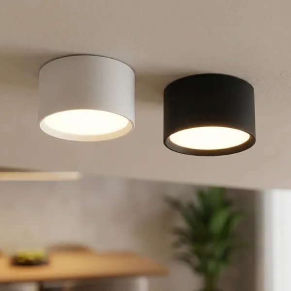 White_And_Black_24W_Smd_Surface_Lights_Aluminium_Lighting_And_Luminaries_For_Indoor_Purpose