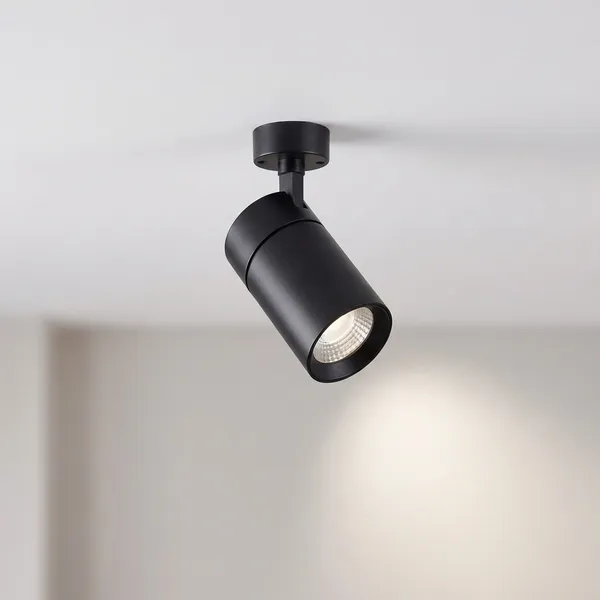 Black_20W_Cob_Track_Light_Aluminium_Lighting_And_Luminaries_For_Indoor_Purpose