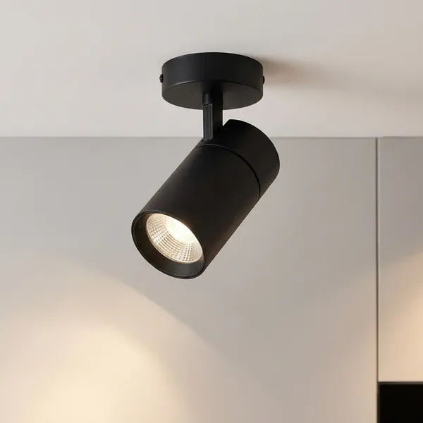 Black_30W_Cob_Track_Light_Aluminium_Lighting_And_Luminaries_For_Indoor_Purpose