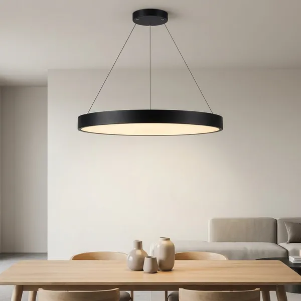 White_And_Black_48W_Linear_Office_Gym_Light_Aluminium_Lighting_And_Luminaries_For_Indoor_Purpose