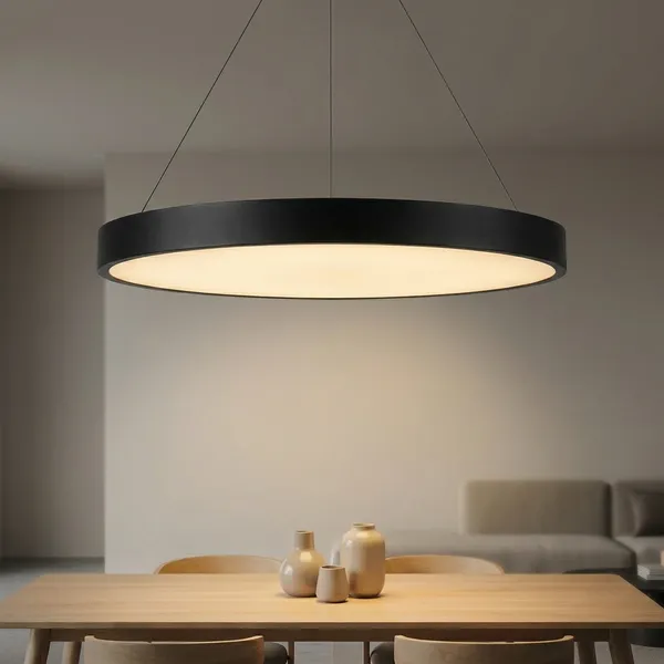 White_And_Black_48W_Linear_Office_Gym_Light_Aluminium_Lighting_And_Luminaries_For_Indoor_Purpose