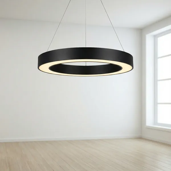 White_And_Black_90W_Linear_Office_Gym_Light_Aluminium_Lighting_And_Luminaries_For_Indoor_Purpose
