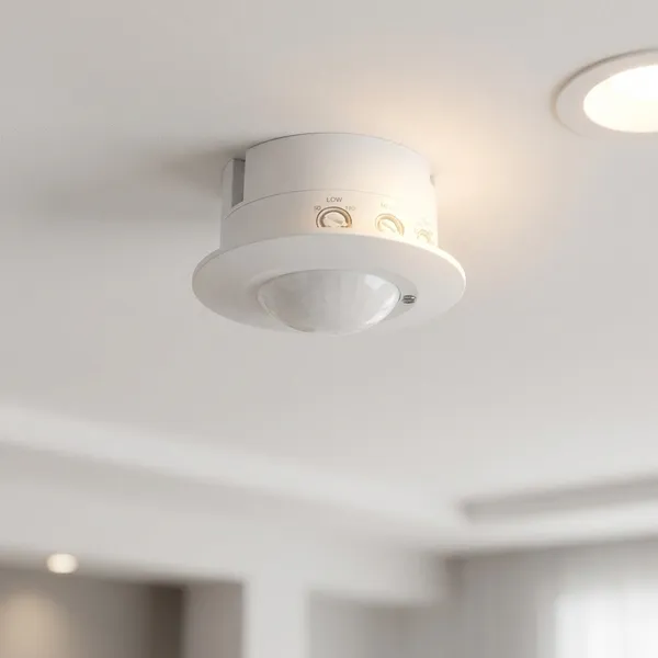 White_Ceiling_Recessed_Quick_Sense_Sensor_Light_Aluminium_Lighting_And_Luminaries_For_Indoor_Purpose