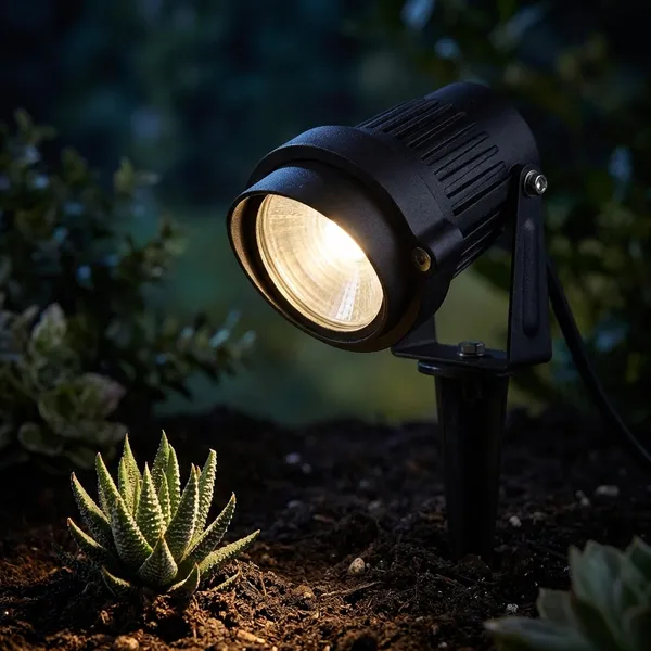 White_And_Black_7W_Outdoor_Gardens_Aluminium_Lighting_And_Luminaries_For_Outdoor_Purpose