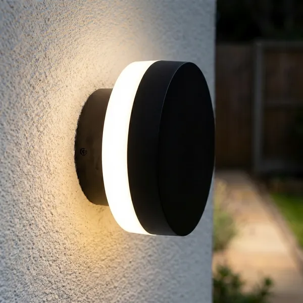 White_And_Black_12W_Wall_Aluminium_Lighting_And_Luminaries_For_Outdoor_Purpose