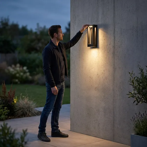 Black_10W_Tiltable_Garden_Bollard_Aluminium_Lighting_And_Luminaries_For_Outdoor_Purpose