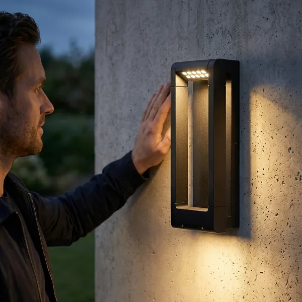 Black_10W_Tiltable_Garden_Bollard_Aluminium_Lighting_And_Luminaries_For_Outdoor_Purpose