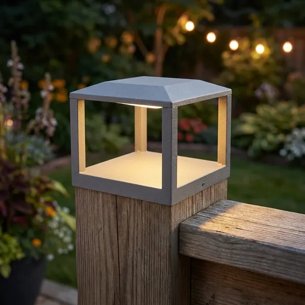 Grey_10W_Square_Gate_Aluminium_Lighting_And_Luminaries_For_Outdoor_Purpose