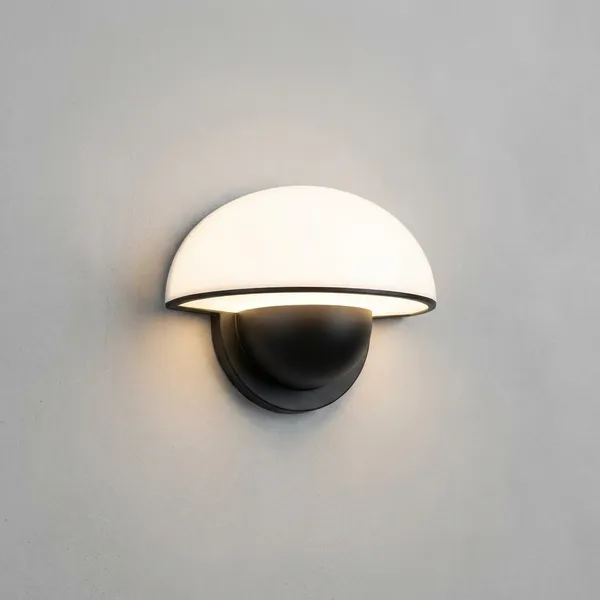 White_And_Black_Round_Gate_Aluminium_Lighting_And_Luminaries_For_Outdoor_Purpose