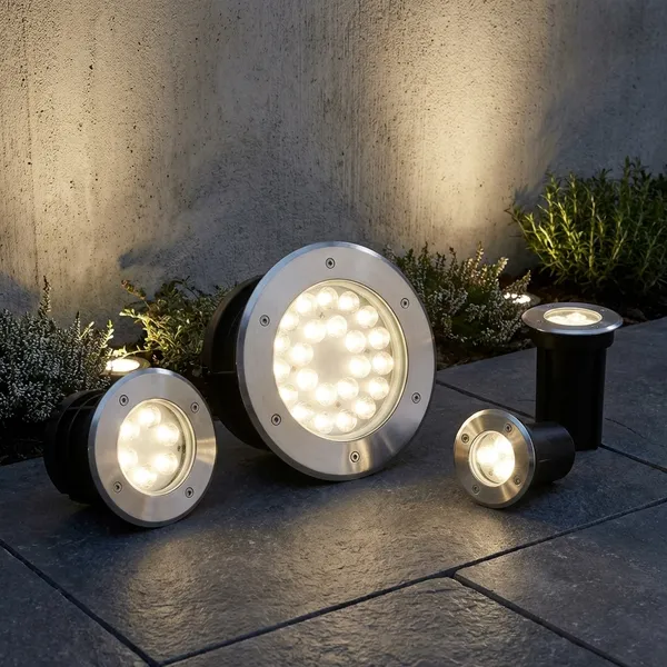 Black_And_Silver_12W_Inground_Led_Burial_Aluminium_Lighting_And_Luminaries_For_Outdoor_Purpose