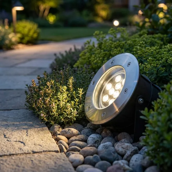 Black_And_Silver_12W_Tiltable_Inground_Led_Burial_Aluminium_Lighting_And_Luminaries_For_Outdoor_Purpose