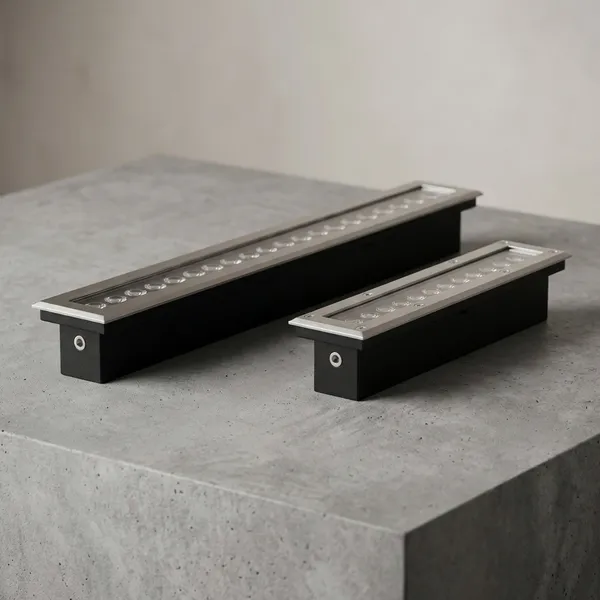 Black_And_Silver_18W_Recessed_Ground_Burial_Wall_Washers_Aluminium_Lighting_And_Luminaries_For_Outdoor_Purpose