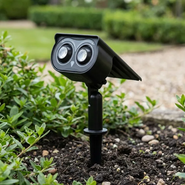 Black_3.2W_Solar_Garden_Aluminium_Lighting_And_Luminaries_For_Outdoor_Purpose