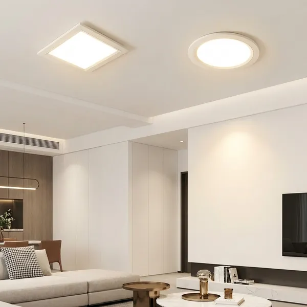 White_22W_Gly_Pc_Led_Panel_Light_Plastic_Pc_Lighting_And_Luminaries_For_Indoor_Purpose