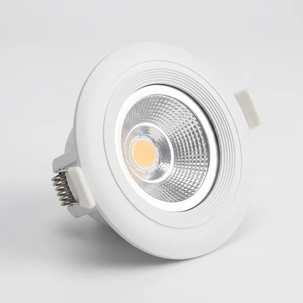 White_3W_Cob_Pc_Fix_Spot_Plastic_Pc_Lighting_And_Luminaries_For_Indoor_Purpose