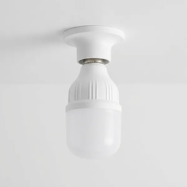 White_30W_Led_Dob_Hammer_Bulb_Plastic_Pc_Lighting_And_Luminaries_For_Indoor_Purpose
