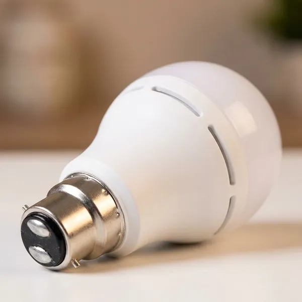 White_15W_Emb_Ac_Or_Dc_Battery_Backup_Led_Bulb_Plastic_Pc_Lighting_And_Luminaries_For_Indoor_Purpose