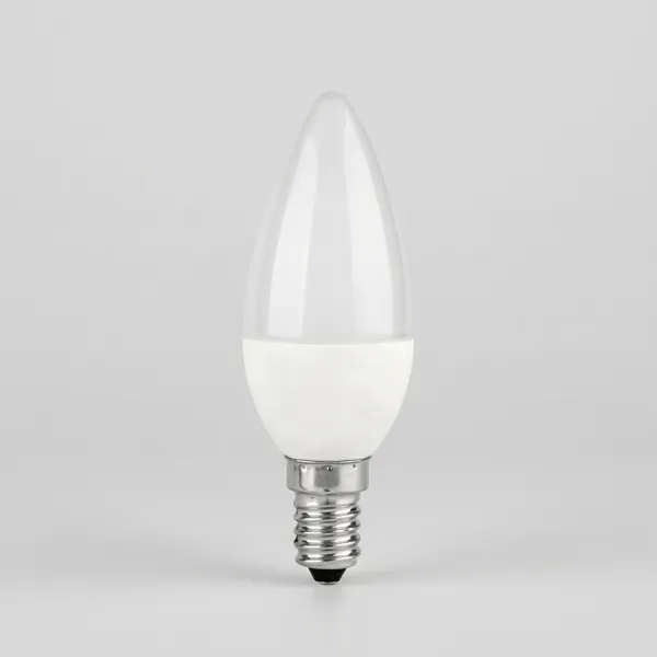White_3W_Led_Candle_Diffuser_Bulb_Aluminium_Lighting_And_Luminaries_For_Outdoor_Purpose