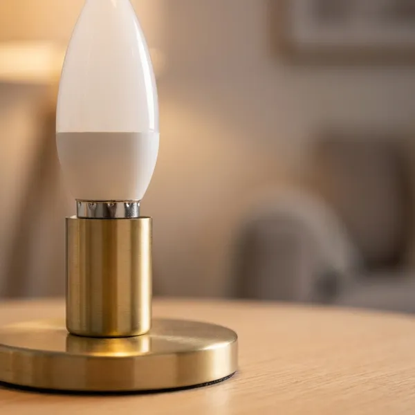 White_3W_Led_Candle_Diffuser_Bulb_Aluminium_Lighting_And_Luminaries_For_Outdoor_Purpose