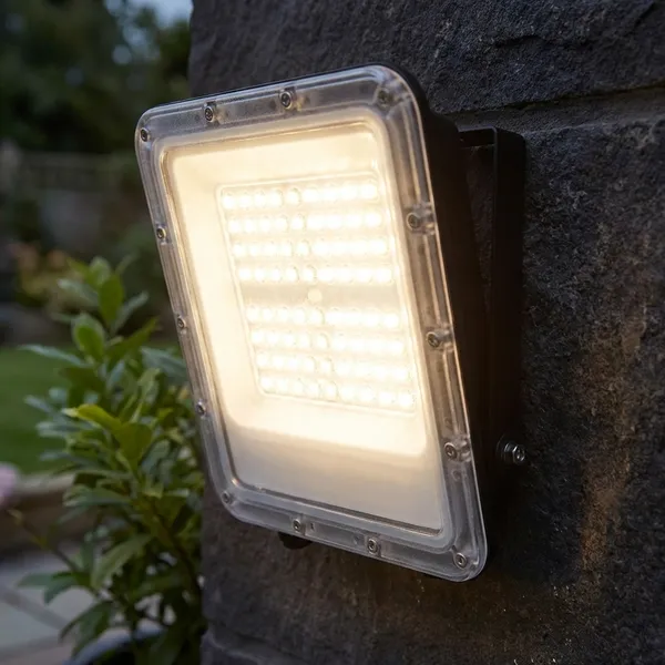 Silver_100W_Led_Dob_Flood_Aluminium_Lighting_And_Luminaries_For_Outdoor_Purpose