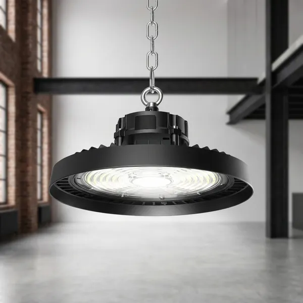 Black_150W_Led_Dob_Highbay_Aluminium_Lighting_And_Luminaries_For_Outdoor_Purpose