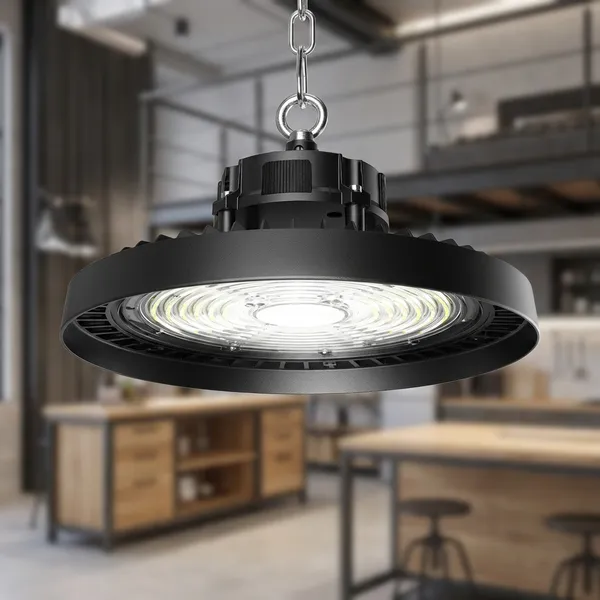 Black_150W_Led_Dob_Highbay_Aluminium_Lighting_And_Luminaries_For_Outdoor_Purpose