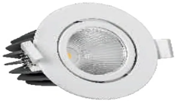 White_7W_Tiltable_Led_Cob_Spot_Aluminium_Lighting_And_Luminaries_For_Indoor_Purpose