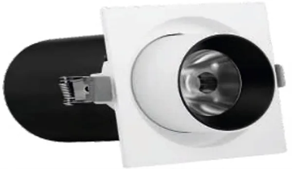 White_And_Black_25W_360_Recessed_Telescope_Aluminium_Lighting_And_Luminaries_For_Indoor_Purpose