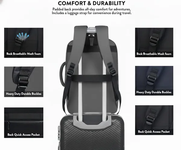 Grey_Premium_Nylon_40L_Travel_Laptop_Backpack_Bag_For_Men_&_Women