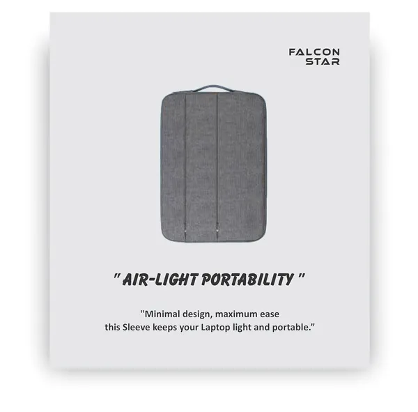 Grey_Premium_Nylon_Laptop_Sleeves_For_Men_&_Women