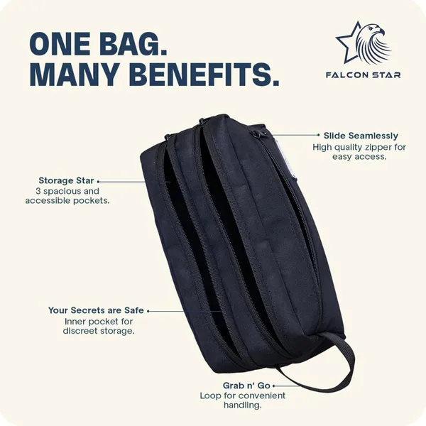 Black_Premium_Nylon_Toiletry_Bag_For_Men_&_Women