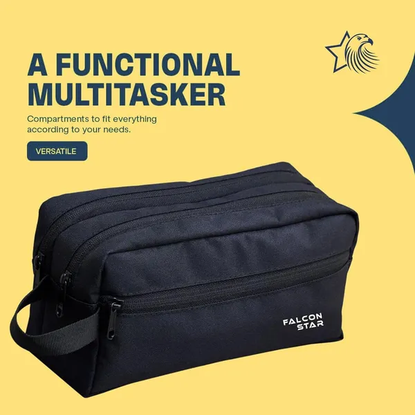 Black_Premium_Nylon_Toiletry_Bag_For_Men_&_Women
