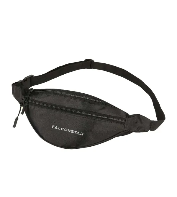 Black_Premium_Nylon_Waist_Bag_&_Toiletry_Bag_For_Men_&_Women_(Pack_Of_2)
